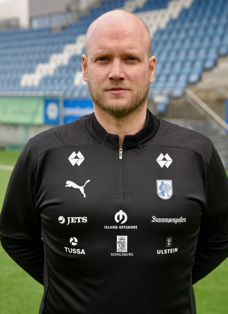 Hovudtrenar Marius Bøe. Foto: Arne Flatin